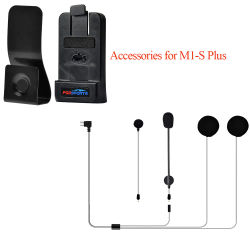 Fodsports-Auriculares Bluetooth para casco de motocicleta, accesorios de intercomunicación para M1-S Plus, auricular de aire con Clip M1S Plus, M1-S