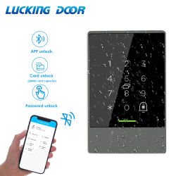 Kit de sistema de Control de acceso a puerta, Kit de teclado con contraseña táctil, 13,56 MHZ, K2 IP65, impermeable, Bluetooth, TTLOCK, App remota