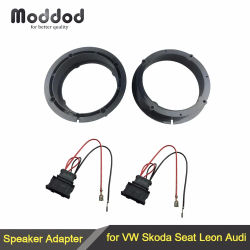 Adaptador de altavoces para VW Golf IV Passat Polo Skoda Seat Leon Audi anillos adaptadores de altavoz 165mm 6,5 "Kit espaciadores altura 40mm