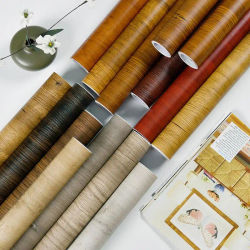 Película decorativa impermeable de PVC, papel tapiz blanco de madera, pegatinas autoadhesivas, renovación de muebles para gabinetes de cocina, dormitorio y armario