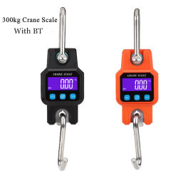 Báscula de grúa Bluetooth de 300kg/50g báscula de gancho colgante Digital recargable peso electrónico USB peso resistente de acero inoxidable