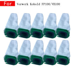 Para Vorwerk Kobold FP100 VB100 accesorios de Robot aspirador bolsa de polvo piezas de repuesto reemplazables para el hogar