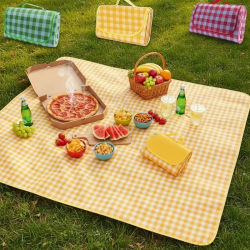 Manta de Picnic Impermeable y Resistente a la Humedad, Alfombra de Camping Gruesa para Actividades al Aire Libre y Terrenos Verdes