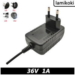 Fuente de alimentación Universal 36 voltios 1A AC/DC 100V-240V adaptador convertidor DC 36V 1000Ma cargador para aspiradora iLife H70
