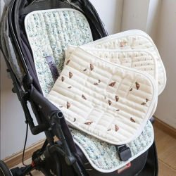 Cojín Universal para Asiento de Cochecito de Bebé, Transpirable, para Verano, para Cochecito, Silla de Paseo y Asiento de Coche para Bebés