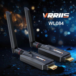 VRRIIS WL084 200m extensor HDMI inalámbrico adaptador de pantalla de vídeo transmisor y receptor Fr cámara TV Box portátil PC a Monitor de TV