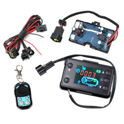 Calentador de aire diésel de 12V y 24V, interruptor de Monitor LCD, placa base de Control con Control remoto para Control de calentador de estacionamiento de coche