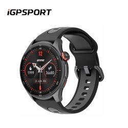 IGPSPORT LW10 Pantalla AMOLED de 1,43 pulgadas Monitoreo del ritmo cardíaco Llamada Bluetooth GPS Deportes Fitness Oxígeno en sangre para correr Ciclismo