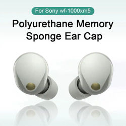 1 par para Sony Wf-1000xm5 tapones para los oídos en el oído Bluetooth funda para auriculares filtro de esponja de memoria tapa para los oídos y almohadillas para los oídos