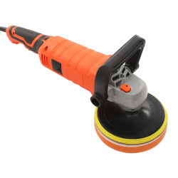 Pulidor de coche de 1580W, Motor de cobre puro de 7 velocidades, 500-3300RPM, para máquina pulidora de muebles de coche, encerado, naranja/azul/rojo