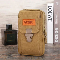 Bolsa con cinturón para hombre, bolsa para teléfono móvil para hombre, funda para teléfono, riñonera Molle, mochila con cinturón táctico pequeño, tarjetero
