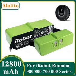 Batería de iones de litio de 12800mAh para iRobot Roomba Cleaner 900 800 700 600 Series 960 980 981 965 895 695 692 690 680 675 890 860