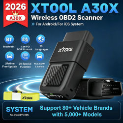 Escáner Bluetooth OBD2 XTOOL Anyscan A30X PRO - Lector de Códigos de Diagnóstico de Automóviles con Protocolo CAN FD DOIP para Sistema Completo