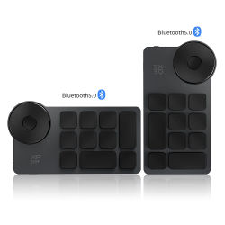 XPPen, acceso directo inalámbrico, tecla Express remota, Bluetooth 5,0, teclas de acceso directo personalizables para tableta gráfica, monitor de pantalla táctil