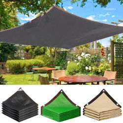 Red parasol de 12 pines, toldo antiultravioleta, cubierta para plantas, red para exteriores, jardín, patio, piscina, balcón, tela de sombra