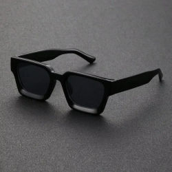 Gafas de sol con montura cuadrada de plástico Unisex, accesorios de conducción para fotografía callejera y viajes a la playa, 1 ud.