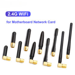 Amplificador de señal WiFi para tarjeta de red, 1 piezas, 2,4G, Bluetooth, ZigBee, 4dbi, antena externa de alta ganancia para placa base