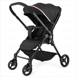 Cochecito Ligero para Exteriores, Plegable y Reversible, Portátil, para Bebés de 0 a 3 Años, con Vista Alta y Amortiguación de Impactos