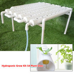 Kit de Cultivo Hidropónico de 54 Plantas, 1 Nivel, para Vegetales, Alto Rendimiento, NUEVO