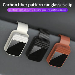 Clip para Gafas para Coche, Soporte Multifuncional Tipo Clip Trasero para Gafas de Sol, Almacenamiento de Gafas de Sol para Visera