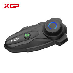 Intercomunicador Bluetooth para Motocicleta XGP-X10 2025, Dispositivo de Comunicación Inalámbrico BT 5.3, Intercomunicador para Casco, Apto para 10 Motociclistas