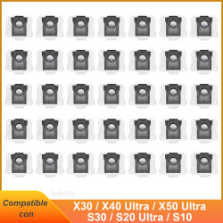 Bolsas de Repuesto para Aspiradora Robot Dreame X50 Ultra/X40 Ultra/X30 Ultra/L50 Ultra/L40 Ultra/L10s Ultra Gen2/L10s Pro Ultra