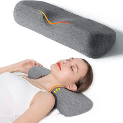 Almohada cervical, almohada de contorno de espuma viscoelástica, almohadas de cama para dormir lateral, almohada ortopédica ergonómica para dormir, almohada para el cuello