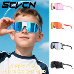 Gafas de Sol para Niños SCVCN, Gafas de Ciclismo para Niños, Protección UV400, Gafas Pequeñas para Niñas, Moda Deportiva al Aire Libre 2024