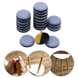 Almohadillas deslizantes para muebles, bloque deslizante, alfombrilla para pata de silla y mesa, Protector de suelo para alfombra de madera dura, PTFE, 4/8 Uds.
