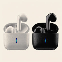 Mini Auriculares Inalámbricos TWS Bluetooth 5.3, Auriculares Intrauditivos HiFi Estéreo con Reducción de Ruido, Auriculares Portátiles con Micrófono