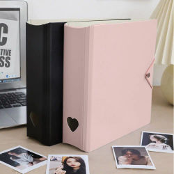 Álbum hueco de Color macarrón A5, carpeta para sesión fotográfica de PP, carpeta para recoger fotos, almacenamiento de tarjetas, álbum de almacenamiento, papelería
