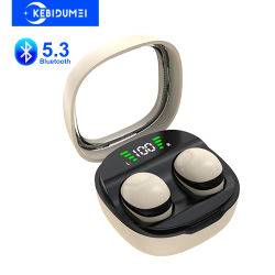 Mini auriculares invisibles Bluetooth 5,3, auriculares inalámbricos estéreo HiFi con reducción de ruido para Xiaomi y Huawei