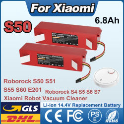 Batería de iones de litio de 14,4 V, batería de repuesto para Robot aspirador Xiaomi Roborock S50 S51 S55 S60 S5 S6 S7 S4