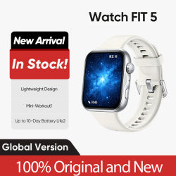 Versión Global HUAWEI Watch FIT 5 Smartwatch compatible con iOS y Android, 10 días de duración de la batería, monitor de frecuencia cardíaca, monitor de sueño, GPS