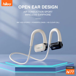Altavoces Hileo Hi77, auriculares inalámbricos bluetooth con gancho para la oreja, auriculares inalámbricos con Bluetooth, auriculares deportivos impermeables con reducción de ruido