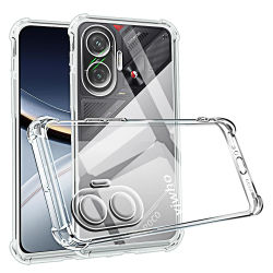 Para Xiaomi Poco F7 5G F7Pro F7ultra funda protectora transparente para teléfono cubierta trasera limpia Poco Pocophone Protector F7 F6 F5 Pro