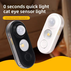 Luz nocturna con sensor recargable de encendido/apagado automático: lámpara de noche inteligente para pasillo de dormitorio y uso de alimentación nocturna de bebés