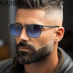 Gafas de sol cuadradas Steampunk 2026 Hombre, marca de lujo, marco de Metal Retro, gafas de sol Punk para hombre, gafas de conducción Vintage UV400