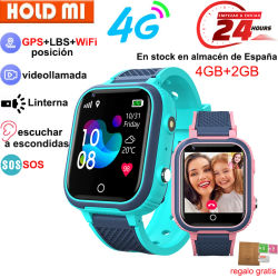 Reloj inteligente LT21 para niños, 4G, GPS, WIFI, llamada de vídeo, SOS, IP67, resistente al agua, Monitor de cámara, ubicación, reloj de teléfono