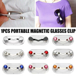 Soporte magnético para gafas, mantiene los gafas, soportes magnéticos seguros para gafas, insignia de identificación, auricular