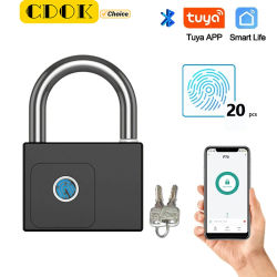 Candado inteligente CDOK P70 Tuya Bluetooth, candado resistente para almacén, resistente al agua IP65, batería de aluminio recargable incorporada