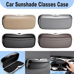 Estuche para gafas de sol de coche, soporte para gafas de sol antiarañazos, caja dura de almacenamiento Universal para camión Sedan Suv Mpv