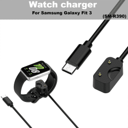 Adaptador de cargador Smartband para Samsung Galaxy Fit 3, cable de carga magnético USB/tipo C para Galaxy Fit3 SM-R390, cargador de reloj
