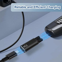 Adaptador de Carga Tipo-C de 15V HQ8505 para Afeitadora Philips Norelco One Blade QP6520 QP6530 QP6510 Recortadora de Barba