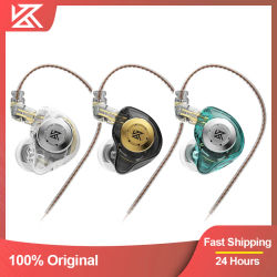 KZ-auriculares EDX PRO con cable de Metal, cascos de música de graves HiFi para DJ, Monitor de oído, auriculares con micrófono de juego