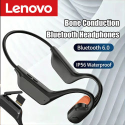 Auriculares Bluetooth de Conducción Ósea Lenovo con Diseño Abierto y Batería de Larga Duración, Ideales para Correr, Ciclismo, Natación y Deportes
