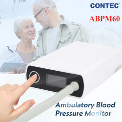 Contec-Monitor de presión arterial ABPM60 recargable, 24 horas, Software gratuito para PC