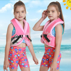 Nuevo chaleco de flotabilidad para natación para niños, chaleco salvavidas de neopreno, ropa flotante de espuma para bebés, chaleco de seguridad con anillo de natación