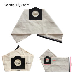 Bolsas de polvo de tela lavables para aspiradora Karcher WD3 MV3 SE4001 A2299 K2201 F K2150, pieza de herramientas de limpieza del hogar, 1 Uds.