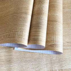 Papel de Contacto de decoración de grano de madera, vinilo autoadhesivo impermeable para muebles, armarios, decoración del hogar, 40cm de ancho